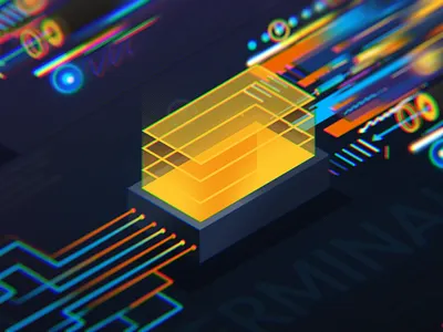 Data security illustration lines logo motion other peter ui