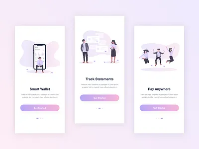Financial App credit debit card mobile bank dashboard finance finance app login signup splash screen mobile money reporter reporting onboarding screen illustration online bank security transitions sketch adobe xd usability user experience design