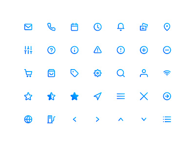 Outline Icon Set 📐 gradient grid icon icon grid icons outline outline icons svg tips tutorial