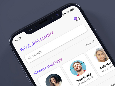 Meetup App connecting meetup app mobile app mobile app design mobile app user experience mobile user experience networking app