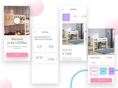 LISTOflex App bed order bed store buy bed children bed furniture furniture app furniture for kids furniture store kids bed kids furniture shop bed