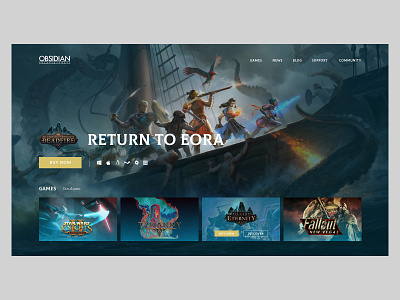DailyUI #003 - Landing Page dailyui design ui video game
