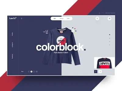 T-Shirt - Landing Page app branding color design dribbble flat home page illustration invite landing landing page levis logo tshirt tshirt design tshirt mockup typography ui ux web