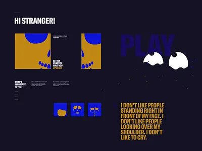 Art Direction art direction design direction illustration page typography ui web website