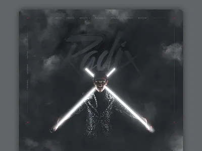 Radix & Nationals Website branding competition dance dark design event neon product design radix tour ui ux uxui