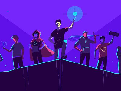 Blockchain project #3 animation background blockchain character animation commercial design explainer video explanatory video illustration people