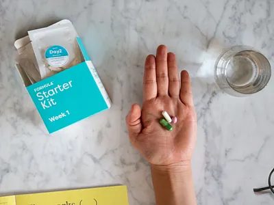 Formula Starter Kit branding packaging product photography