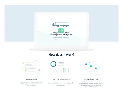 Cargolot UI/UX branding cargo carrier design repiano shipper truck ui ux