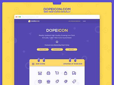 Dopeicon Weekly Updated High Quality Growing Icon Pack dailyui dope free free design free download free icon set free icons free logo icon icons icons design icons pack icons set logo membership outline outline icon outline logo premium two color