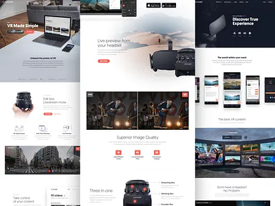 Live Planet Website Refresh designer interface lander landing page marketing modern pages product responsive site site design ui uidesign ux virtual reality vr web design web designer website website banner