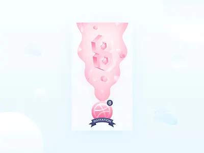 I have 8 invitations. 8 invitations dribble