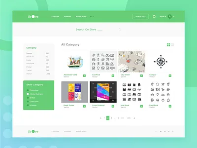 Store Layout Exploration ui ux website