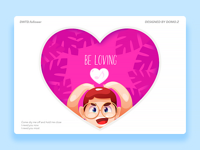 BE LOVING festival illustration love music poster web