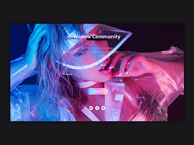 Nonow Community/web color artist color design discover fashion product share style theme ui web webpage