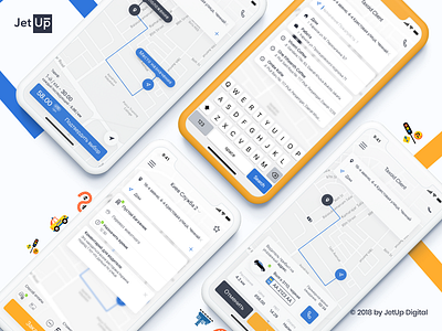 Taxid App android application ios jetup mobile app taxi taxid ui ux
