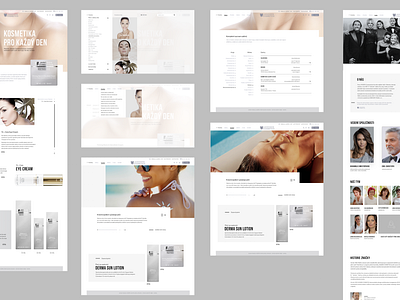 Janssen Cosmeceutical N3 able. clear content design flat interface logo milkovone typography ui ux web web design