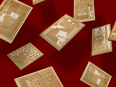 Duvel Collection art artwork business card character character design composition concept creative drawing dribbble engrave illustration illustrator laser laser cut laser engrave poster storytelling unique vector