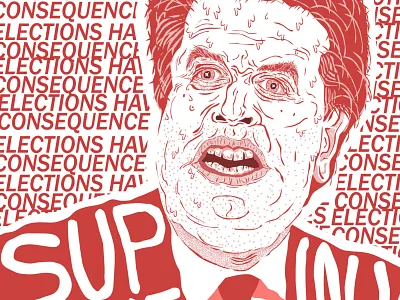 The Ugliness of Weak, Boring Men illustration manbaby vote