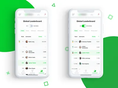 Gamified Web App - Leaderboards 01 design game game app gamification leaderboard medal menu mobile nav ranking site switch ui ui design uiux ux ux design web web app website