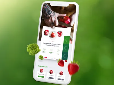 Daily Interface 17 - 30: Recipe App concept behance design designer dribbble ideas photoshop ui uidesign uidesigner userexperience userinterface ux uxdesign uxdesigner uxui webdesign webdesigner website websitedesign wireframe