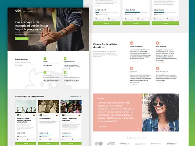 Crowdfunding website design ui ux web website