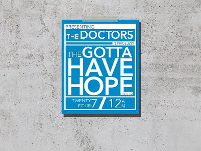 Doctor Poster brand collateral branding design poster print design