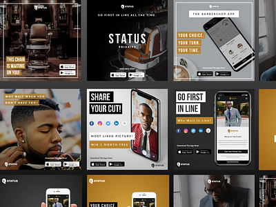 Social Media Management - Status Corporation barbers haircut instagram management social socialmedia socialmediamanagement