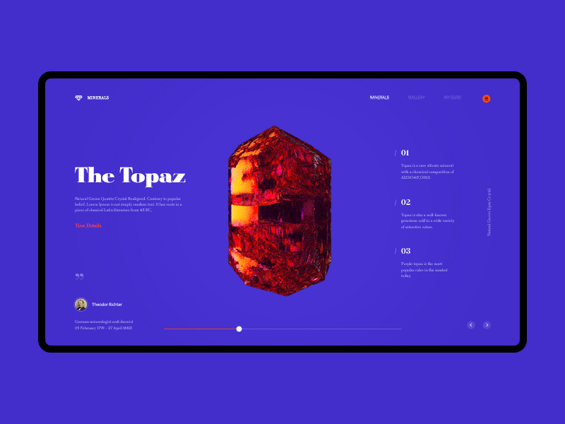 Minerals Discovery Page 3d animation design houdini modeling octane procedural web