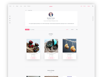 Creative Portfolio clean home page minimal portfolio webpage