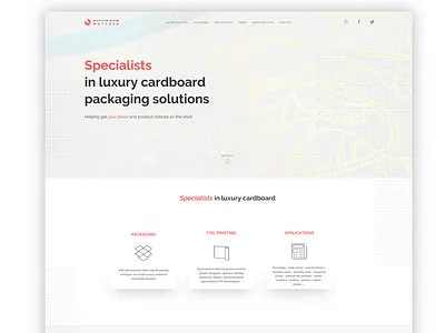 Matthys re-design clean home page web page minimal webpage