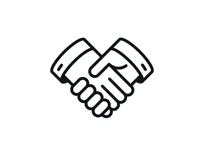 Handshake Icon hand hands handshake icon iconography illustration mark