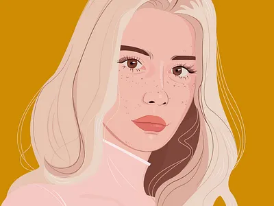 Blonde art cartoon character character design concept art design drawing fashion illustration vector