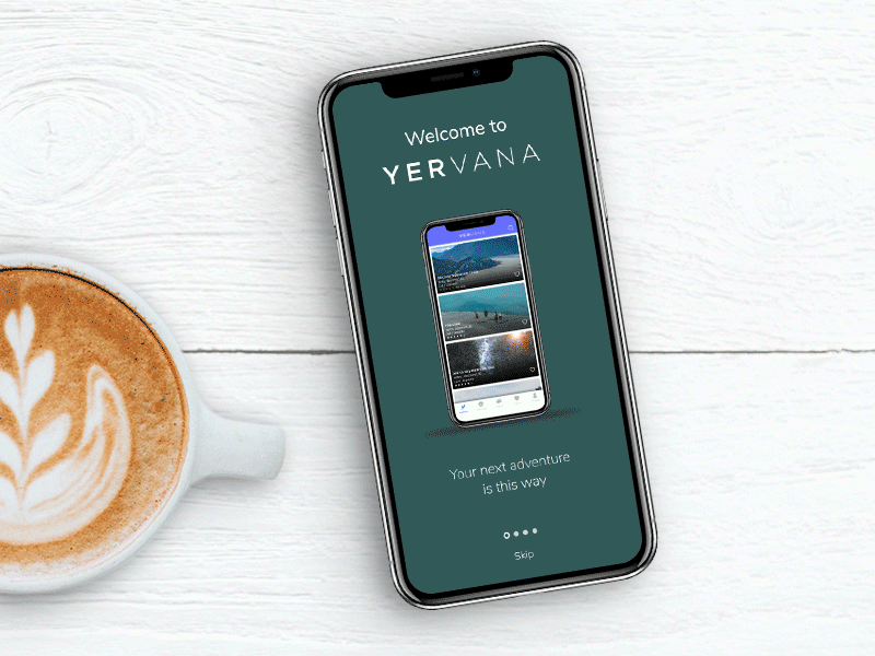 Yervana iOS app onboarding after affects animation app design digital gif interaction ios mobile onboarding ui ux