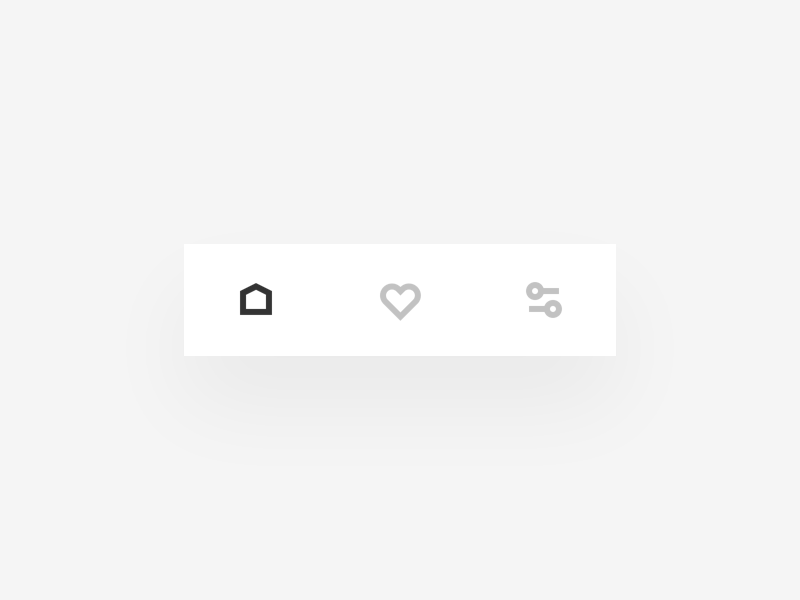 Tab Bar Interaction IX animation bottom navigation freebie gif icons mobile navbar navigation principle tabbar ui ux
