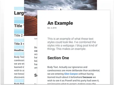 Web Typography simple typography web design
