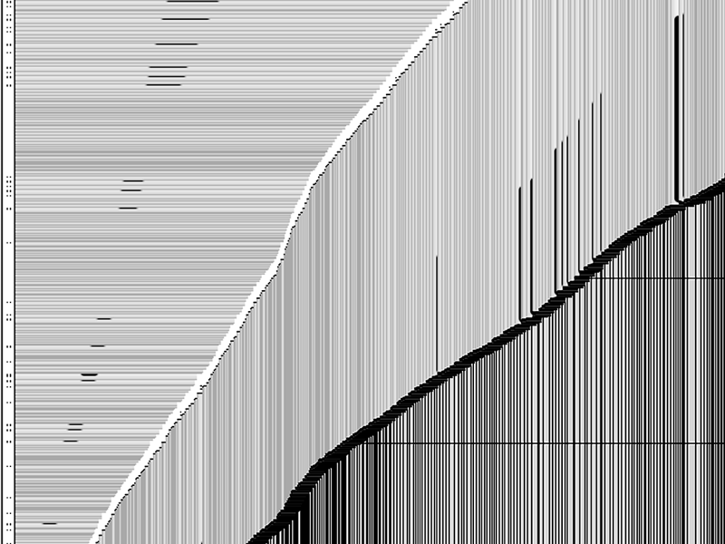 Double Trouble Black and White Glitches backdrop black and white collage event glitch glitches identity installation