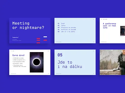 Capacita - presentation template blue brand identity capacita design level up powerpoint template presentation slides