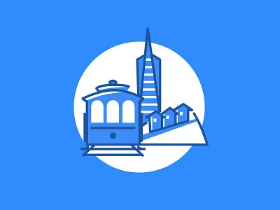 San Francisco (HQ!) Illustration + Job Opportunities Page app blue career clean design desktop flat illustration jobs mobile modern san francisco screenshot travel website