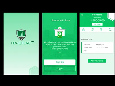 Few loan App android app loan ui ui ux ux design