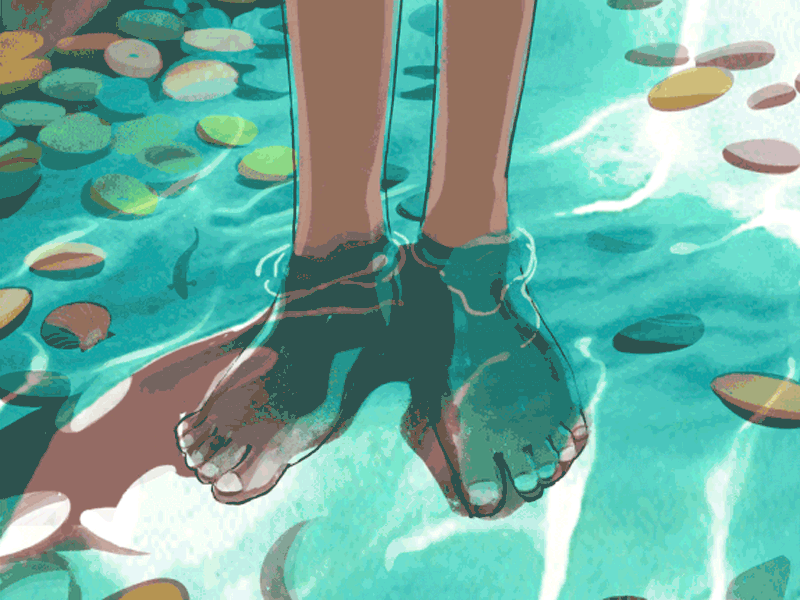 Perfect Summer alexgreen animation digital editorial folioart gif illustration motion summer