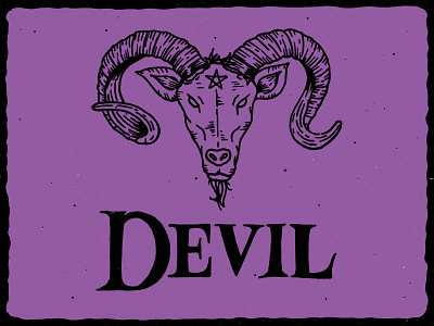 D is for Devil alphabet black ink devil goat halloween handletter handlettering handmade illustration illustrator inks inktober inktober2018 lettering spooky typography witchcraft