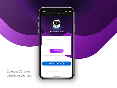 Quick Connect/Login Concept app concept design logo minimal mobile sketch ui ux