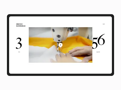 Breves Bandeiras - Auction Site black brazilian caslon countdown design font interface minimal serif type web