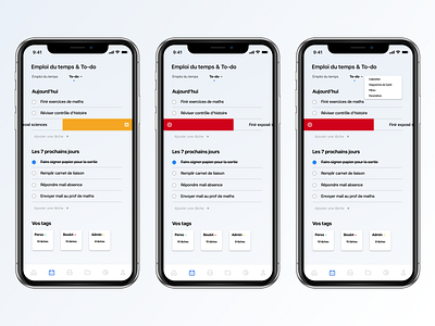 Partner Application Mobile To-do List app application design graphism tags to do ui ux webdesign