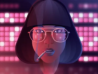 Dr. Azumi illustration pop portrait poster