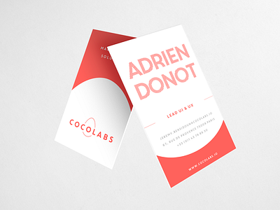 Business Card - COCOLABS 2018 business card design print sketch ui
