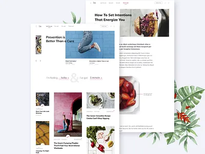 Lifestyle Blog blog blog design card insurance lifestyle liv magazine minimal news read responsive