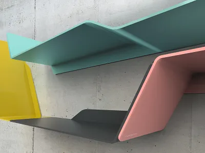 modular shelf system colours decoration design furniture hip interiour modipow productdesign render shelf shelves style wall