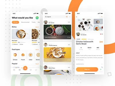 Food delivery/Restaurant/Catering app app branding catering creative design dashboard drink coffee food food and beverage icon illustration ios landing page minimal mobile app mobile app ios android product restaurant typography ux web design