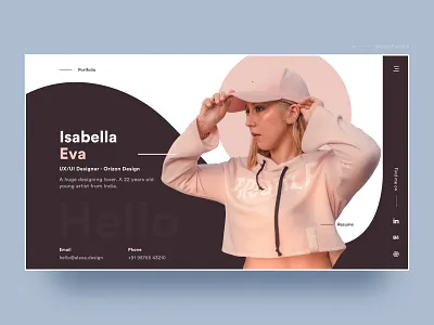 Personal Portfolio Site color color block cv design dribbble home page invite landing landing page personal site portfolio portfolio card portfolio site resume showcase typography ui ux web website